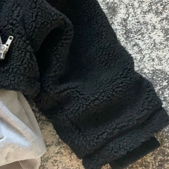 Fashion Nova oversized Sherpa double winter hoodie zip up sz M - Picture 10 of 11